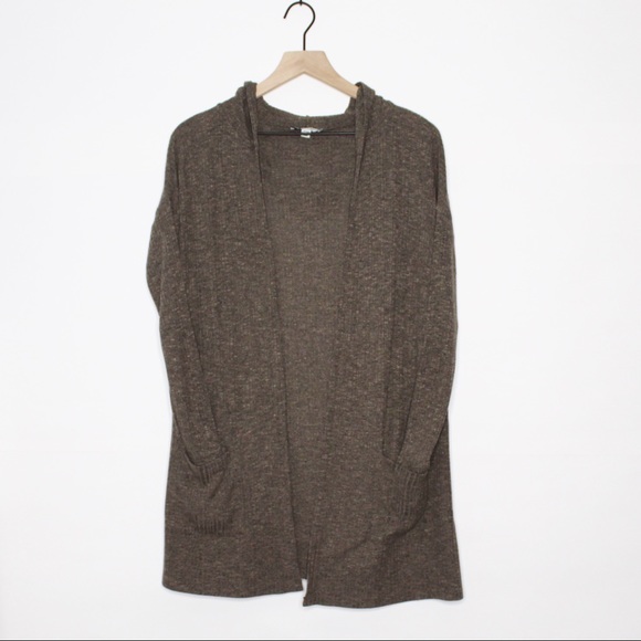American Eagle Outfitters Sweaters - American Eagle Open Front Hooded Cardigan | i259